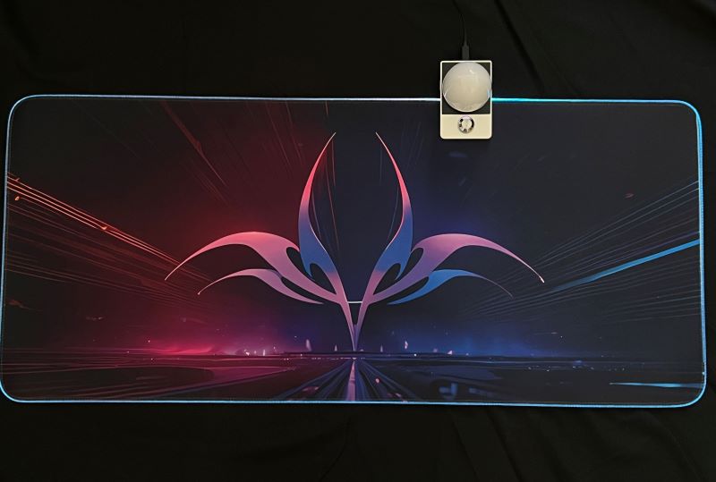 LED-Backlit RGB Gaming Mouse Pad